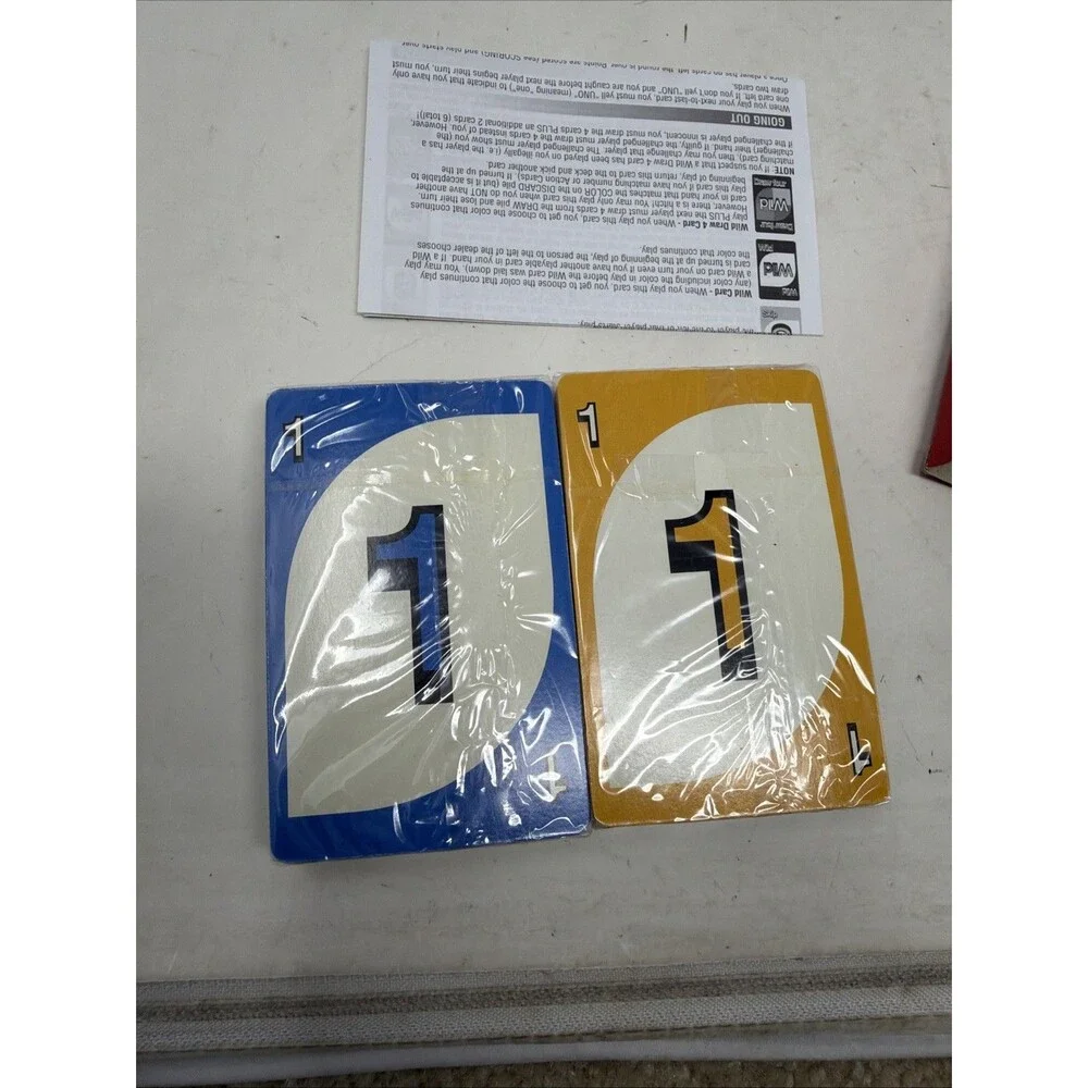 UNO 40th Anniversary 2010 Edition Mattel 108 Cards RETRO Card Game New
